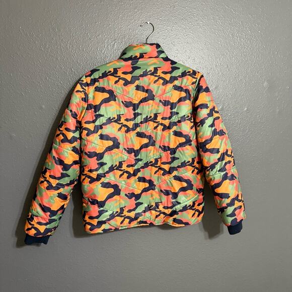 MOTHER Reversible Camo Puffer Jacket Size S - Picture 4 of 11